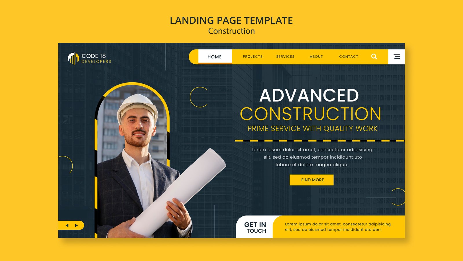 Construction Company Website